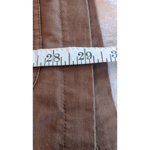 Duluth Trading Co. Brown Canvas Blazer Jacket Coat, LRG, Pockets, Elbow Patches - Picture 6 of 12